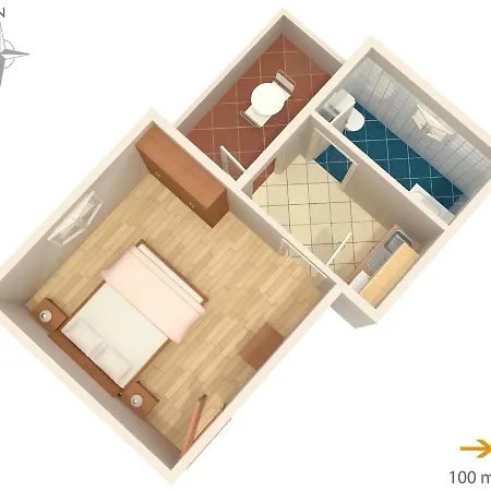 Family Friendly Seaside Susak, Losinj - 8050 Apartman Susak